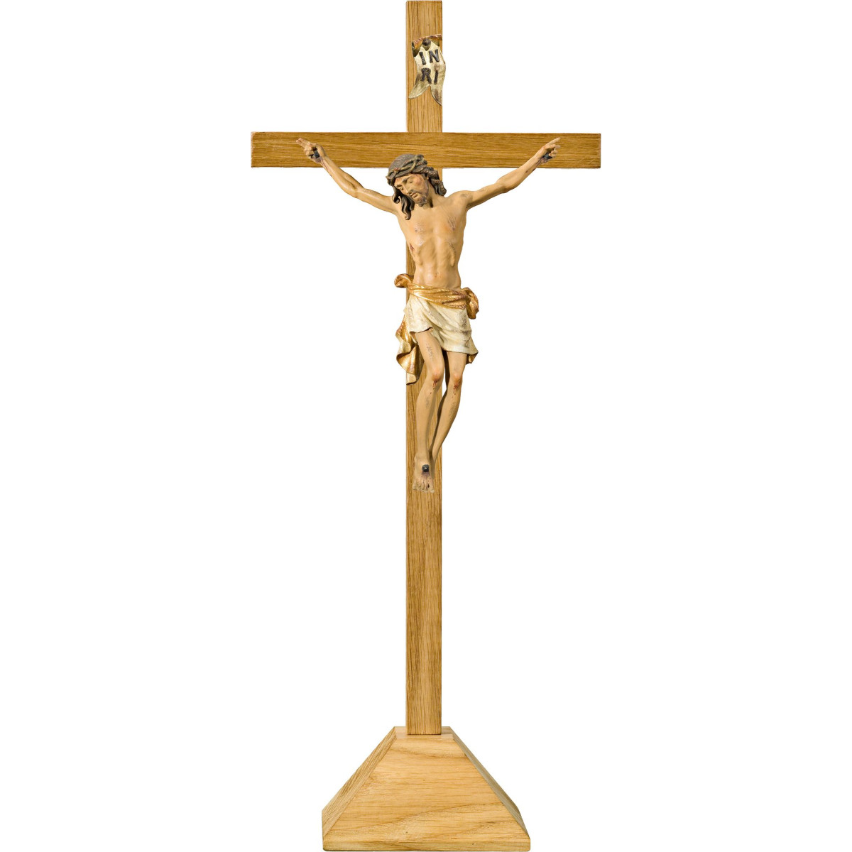 Cristo Pisa en pedestal